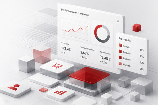 Tableau de bord e-commerce ARTERE